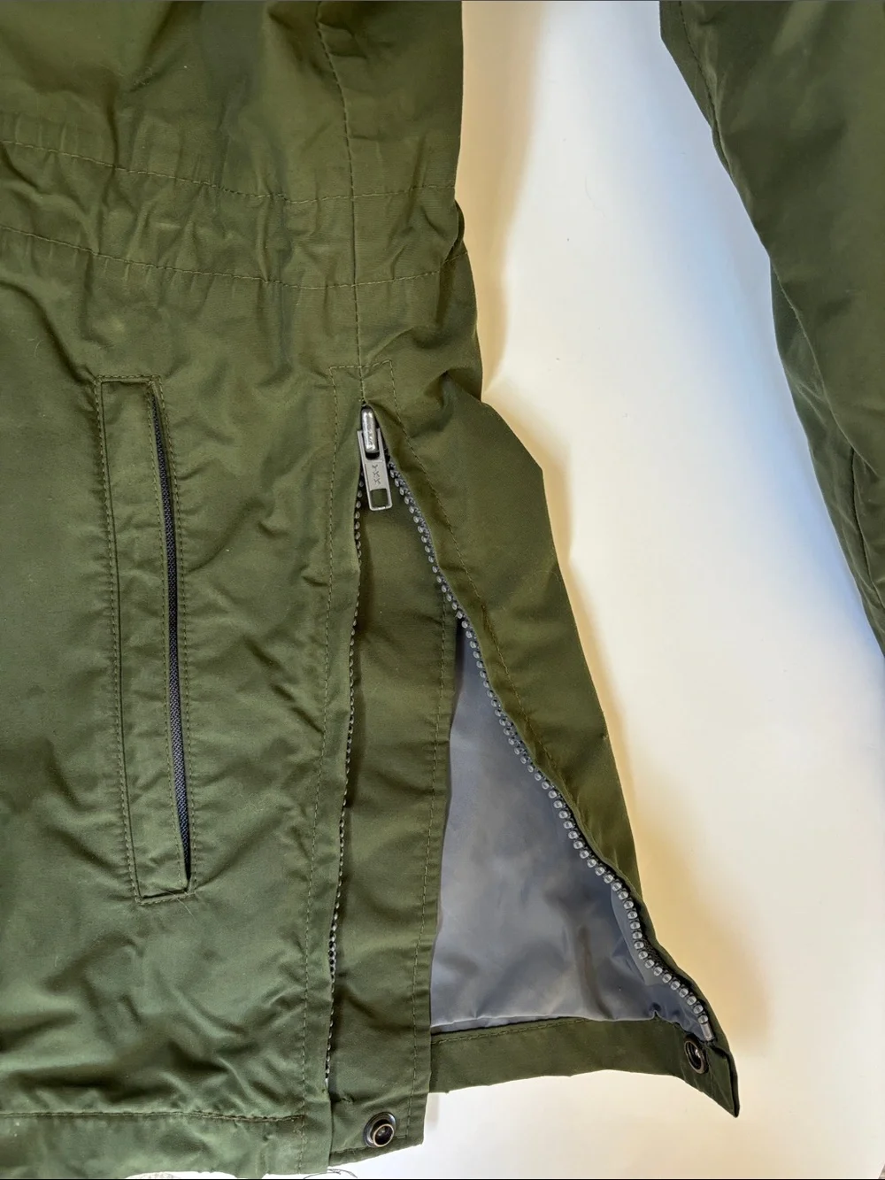 Vintage North Face Jacket National Parks Goretex USA‎ Field Green Mens Medium